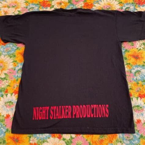 Vintage John Wayne Gacy Serial Killer T Shirt Night Stalker Productions Metal 4654342920