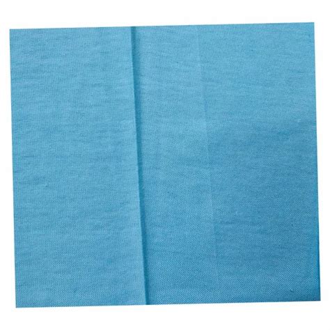 plain semi combed cotton bio washed sky blue fabric radharani textile