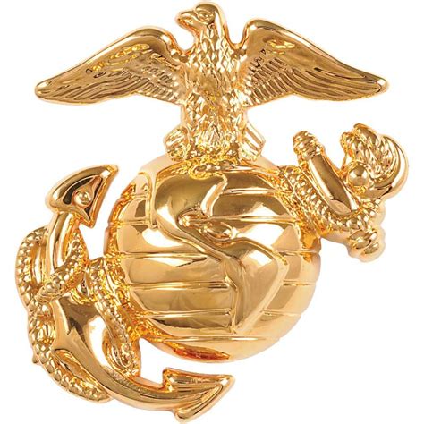 Marine Corps Usmc Eagle Globe And Anchor Dress Cap Device Enlisted Anchor Dress Cap Dress Marine