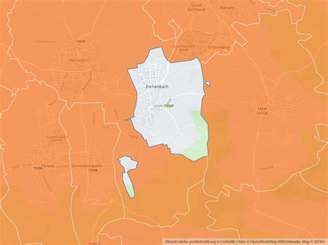 Postleitzahl 73107 • 2 Orte im Postleitzahlengebiet