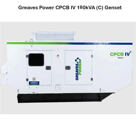 Greaves Power Cpcb Iv 180kva C Genset Diesel At Rs 2101002 In Nagpur Id 21634114062