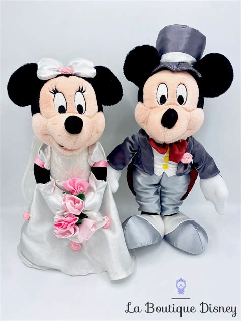 Peluches Mickey Minnie Mariage Disneyland Paris 2005 Disney Couple