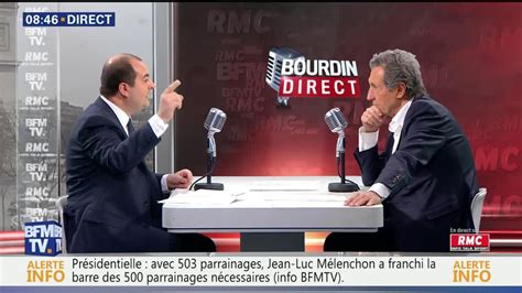 David Rachline face à Jean Jacques Bourdin en direct