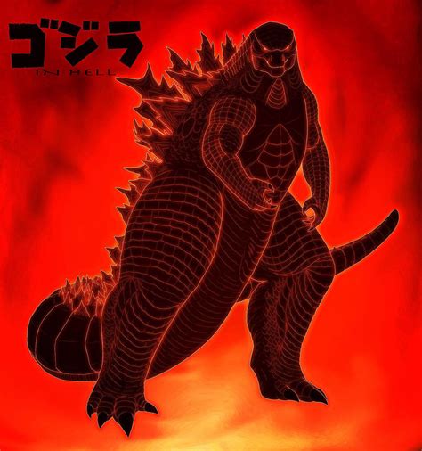 Godzilla In Hell By Gojirag On Deviantart