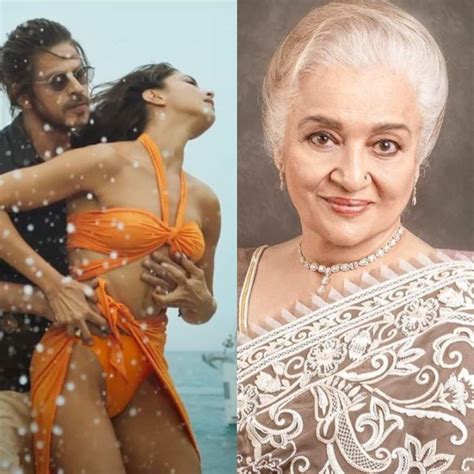 Asha Parekh Gave Reaction On Pathaan Song Besharam Rang आशा पारेख ने फिल्म पठान के गाने बेशर्म