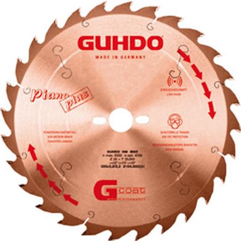 Guhdo Lame de scie circulaire Ø 350 mm Larg 3 7 mm Alésage 30