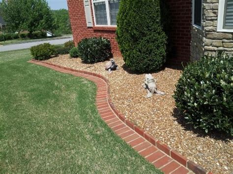 Landscaping brick edging photos