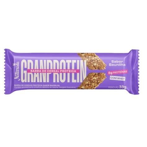 Barrinha De Cereal Natural - Barra de Cereal Naturale Baunilha 33g - Farmácias São João