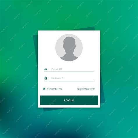 Free Vector | Registration login checkbox template with easy user interface