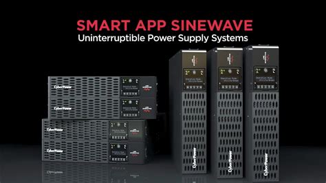 CyberPower Smart App Sinewave UPS PR Series Series Video CyberPower