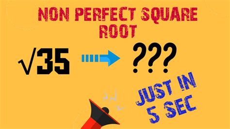 Non Perfect Square Root Trick How To Find Non Perfect Square Root