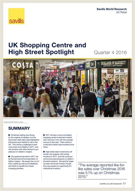 PDF UK Shopping Centre And High Street Spotlight Quarter 4 Pdf Euro