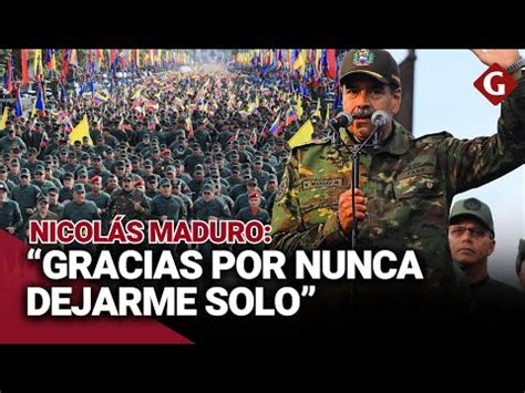 Video Nicol S Maduro Agradece Lealtad De Militares De Venezuela Por