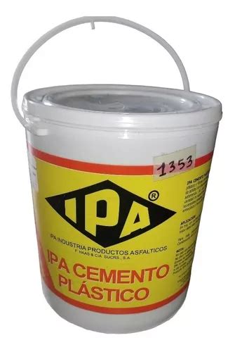 Cemento Pl Stico Gal N Ipa Mercadolibre