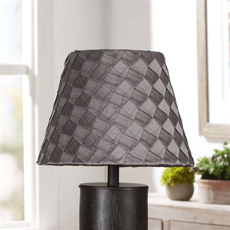 Better Homes And Gardens Tapered Pleat Fabric Drum Accent Lamp Shade