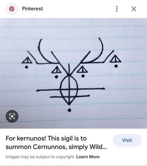 an image of a drawing on paper with the words for kermnos this sigil is ...