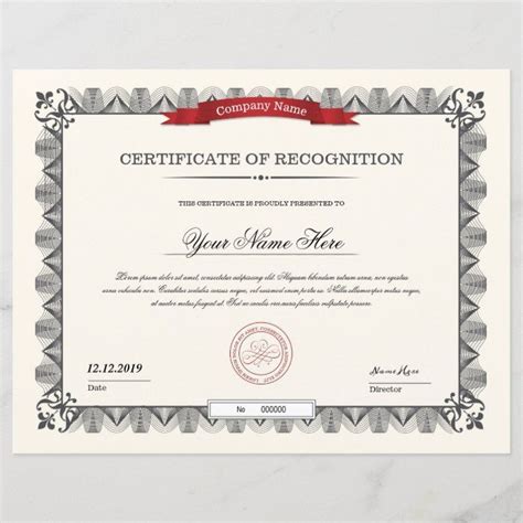 Certificate Of Appreciation Size X Color Semi Gloss Gender