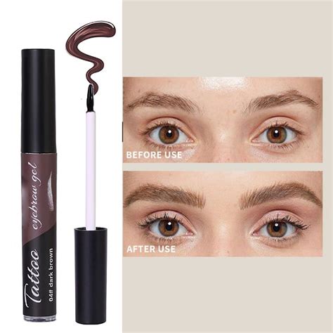 Wangjiaoid 4 Color Tear Off Dye Eyebrow Gel Three Eyebrow Gel Long Lasting Makeup Is Not Easy To