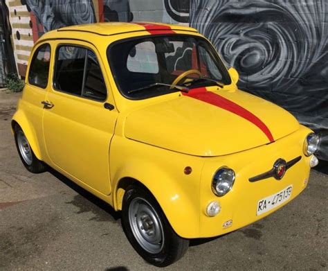 1972 Fiat 500 0 Miles Yellow - Classic Fiat 500 1972 for sale