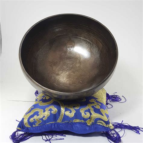 Handmade Beaten Therapy Bowl With Etching And Carving Price Us