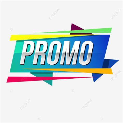 Stiker Label Promo Promo Tulisan Promo Penjualan PNG Transparan