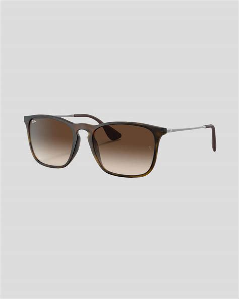 Shop Ray Ban Erika Classic Rb4171 Sunglasses In Rubber Havana Fast