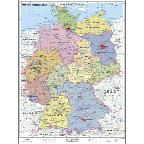 deutschland politisch  landkartenschroppde  shop