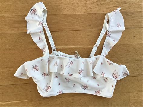 Newbie Woman Stl M Ny Vit Blommig Bikini Verdel K P P Tradera