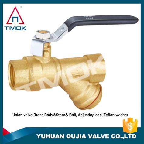 High Quality Professional Supplier Of Brass Ball Valve With Strainer China Brass Ball Valve