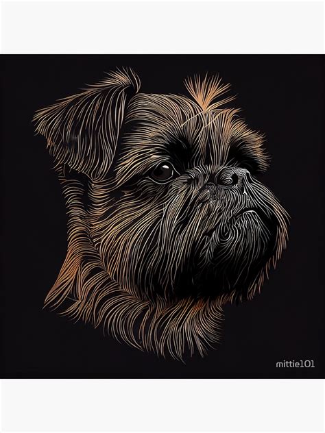 Brussles Griffon Sticker For Sale By Mittie Redbubble