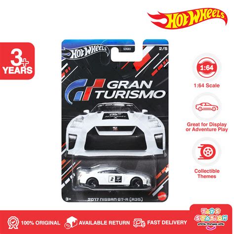 Hot Wheels Gran Turismo 2017 Nissan GT R R35 Toyzstatioon Shopee Malaysia