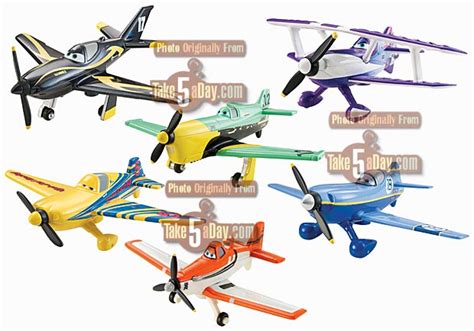 Mattel Disney Planes Diecast Nebraska Trials Racing 6 Pack Take