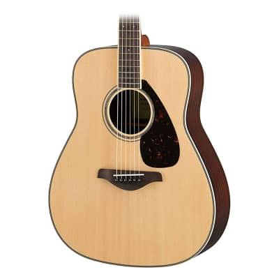 Yamaha FG830 Acoustic Guitar Natural Reverb