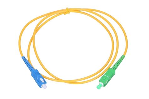 Sc Apc Sc Upc Fiber Patch Cord Single Mode Simplex