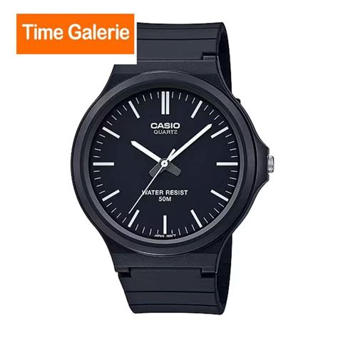 Casio General Mw Ev Black Resin Band Men Watch