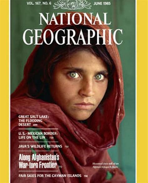 Afegã famosa por capa da National Geographic é detida no Paquistão