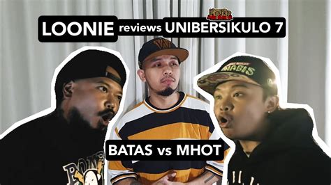 LOONIE BREAK IT DOWN Rap Battle Review E32 UNIBERSIKULO 7 BATAS