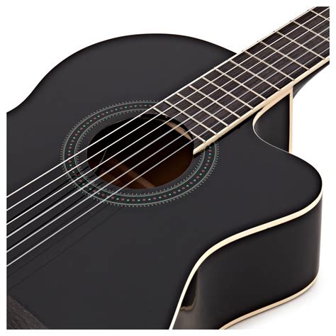 Guitarra Electroac Stica Cl Sica Gear Music Con Cutaway Deluxe Negra