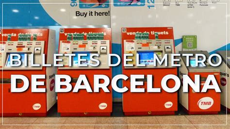 cómo COMPRAR los billetes del METRO de BARCELONA 2021 007 YouTube