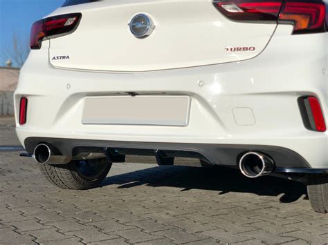 Rear Valance Ford Opel Astra K Opc Line Textured Our Offer Opel