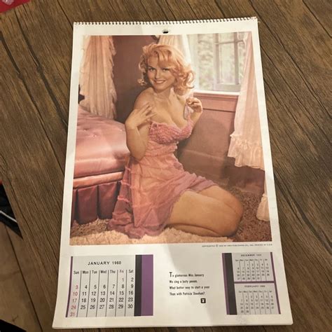 PLAYBOY PLAYMATE Calendar W Pinup Nude Pretty Girls Years Old Vintage EUR