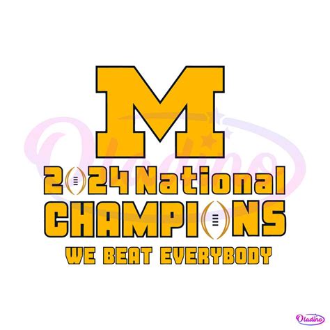 National Champions We Beat Everyone SVG