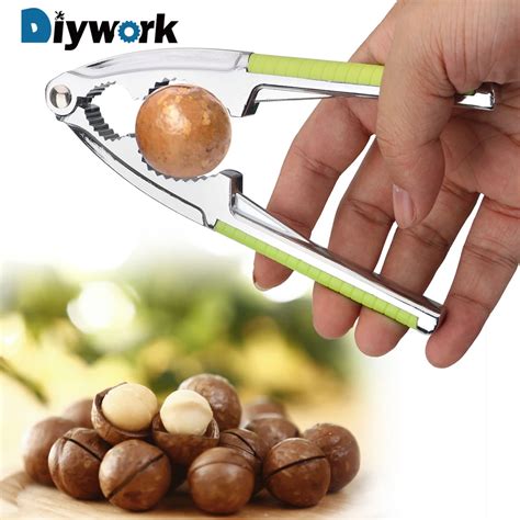 Diywork Stainless Steel Nutcracker Nut Cracker Multi Function Sheller