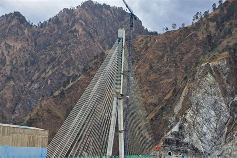 Anji Bridge First Cable Stayed Railway Bridge Connecting Katra And