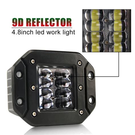 CO LIGHT 9D 80W LED Work Light Bar 5 Strobe Driving Fog Flood Light