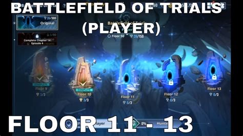 Battlefield Of Trials Player Floor Solo Leveling Arise