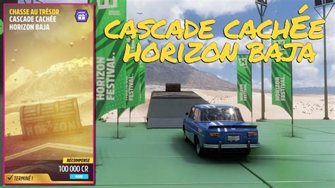 CHASSE AU TRÉSOR CASCADE CACHÉE HORIZON BAJA FORZA HORIZON 5 YouTube