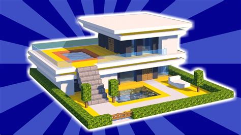 MINECRAFT Tutorial Cara Membuat Rumah Modern 13 YouTube