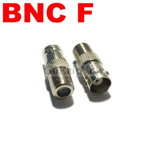 50 Pces 50ohm Rf Coaxial Substituição Bnc Fêmea Para F Fêmeamacho Plug Metal Adaptador