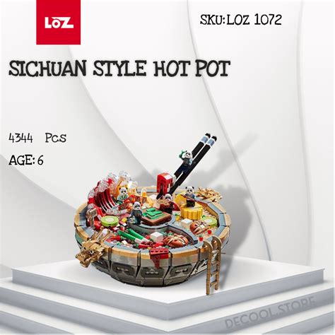 Sichuan Style Hot Pot LOZ 1072 Official Store DECOOL